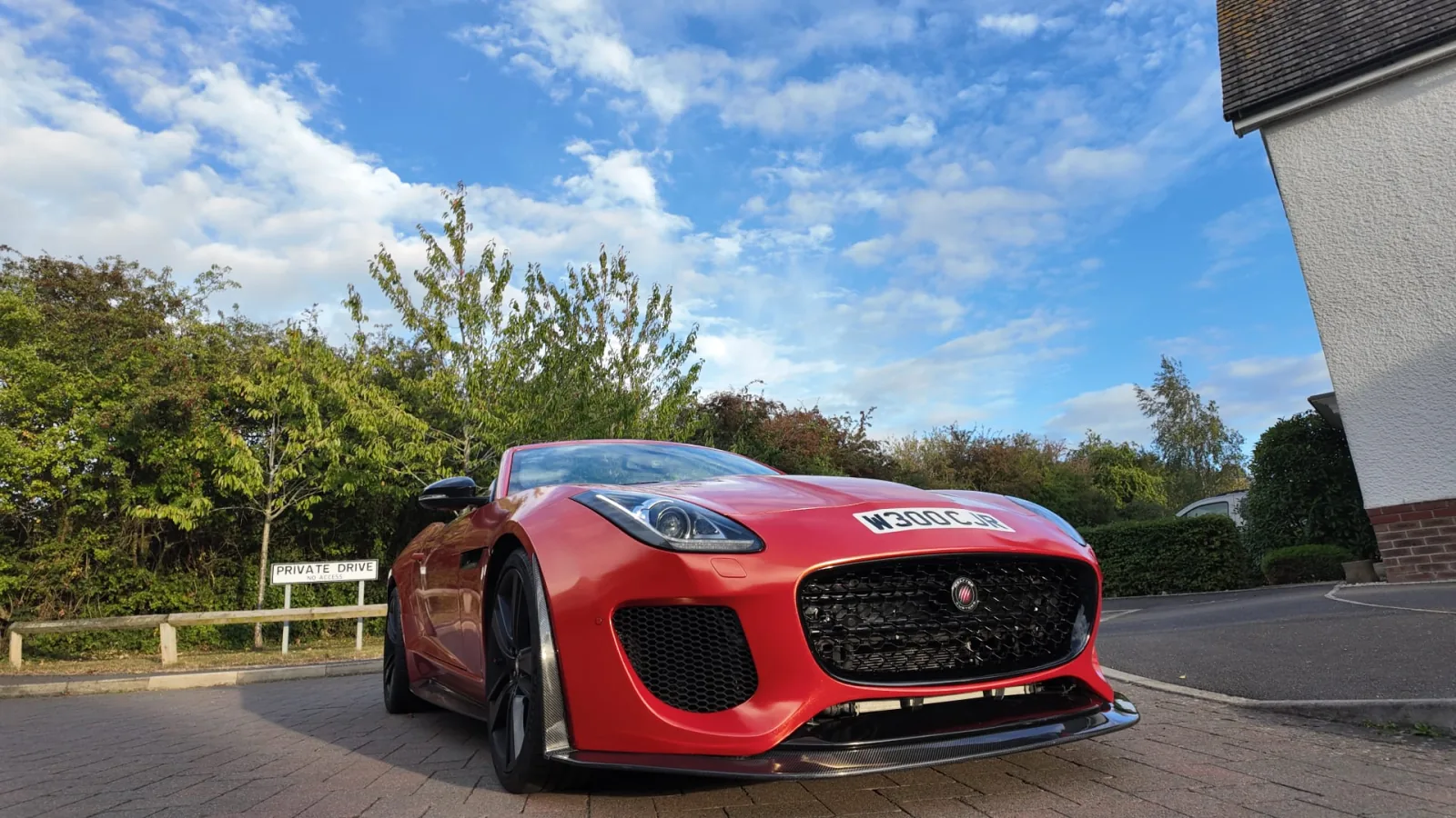 Red Jaguar F-Type R performance build by Wraptor