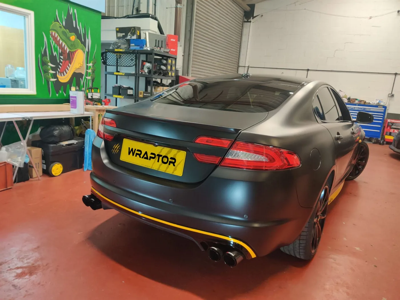 Jaguar XFR tuned by Wraptor Tuning